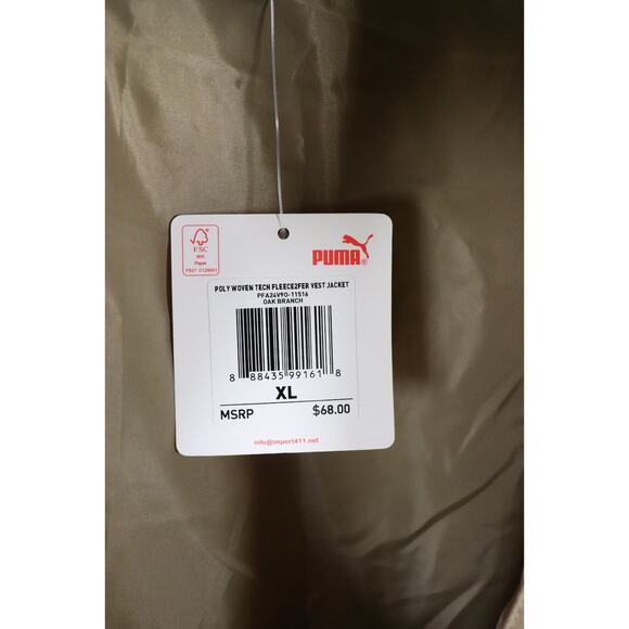 PUMA Big Kids' Fleece Jacket XL, NWT - Picture 2 of 5